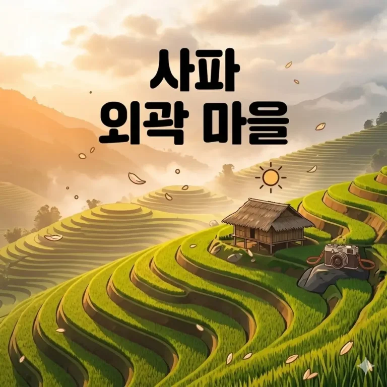 베트남 사파 외곽 마을 혼자 여행: 계획 밖 동선을 안전하게 보는 법