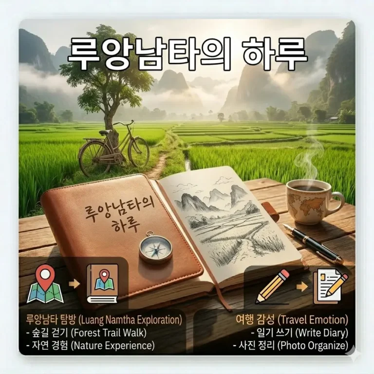 라오스 루앙남타 혼자 여행: 랜드마크보다 자연과 생활 리듬을 보는 법