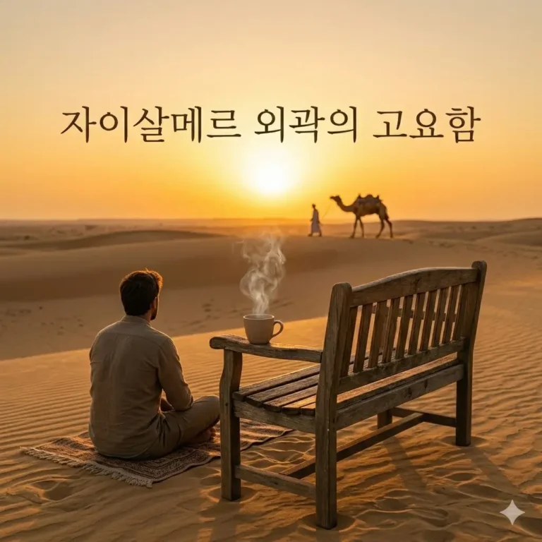 유명 관광지에서 느끼지 못한 편안함을 준 자이살메르 외곽