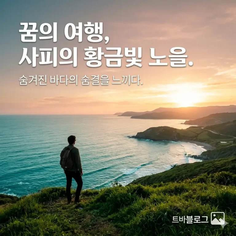 관광 코스가 없어 자유로웠던 사피 여행